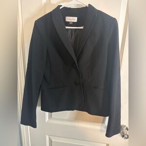Calvin Klein Women's Black skirt suit set size 6 EUC